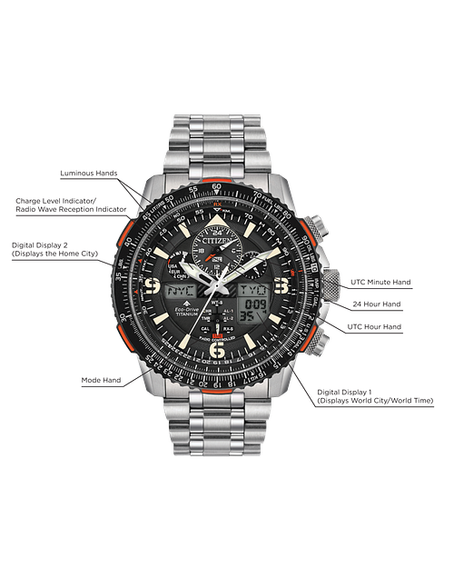 Eco drive skyhawk clearance titanium